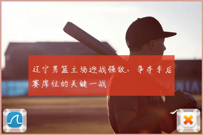 辽宁男篮主场迎战强敌,争夺季后赛席位的关键一战